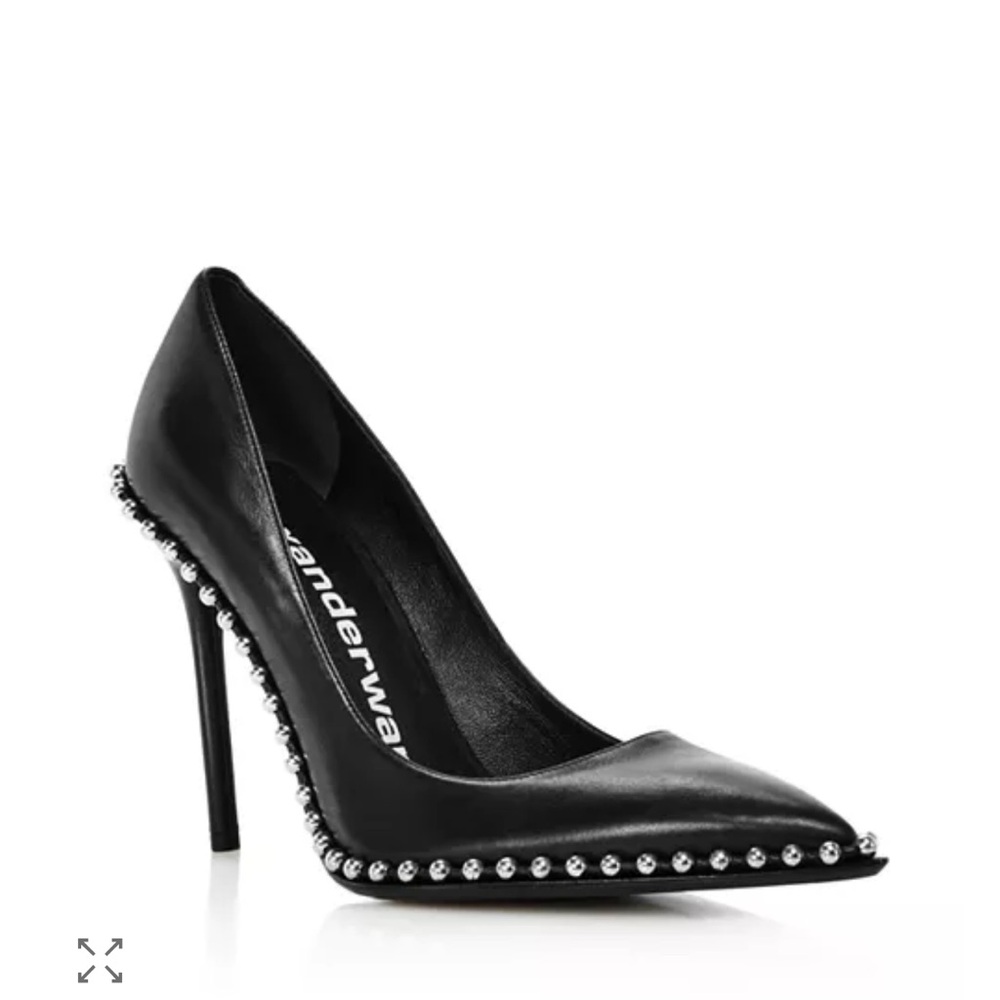 Alexander Wang Black Heels with Silver Studs